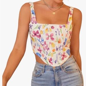 Floral Print Women's Top